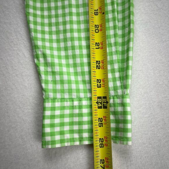 Ralph Lauren  Mens Large Classic Fit Button Down Green Gingham Long Sleeve-L - Picture 8 of 12